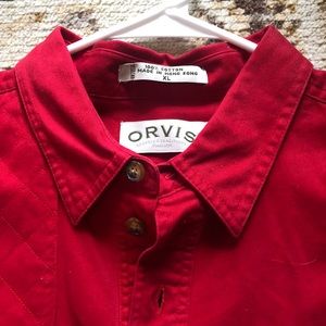 Orvis Padded Shooting Rifle Shirt, Red, Size XL